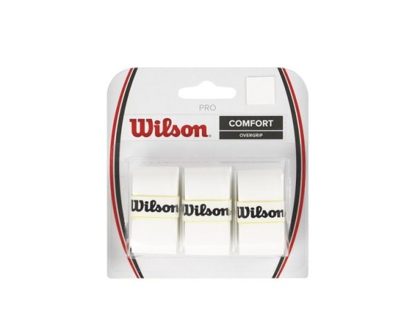 Wilson Pro Overgrip 3 Pack White